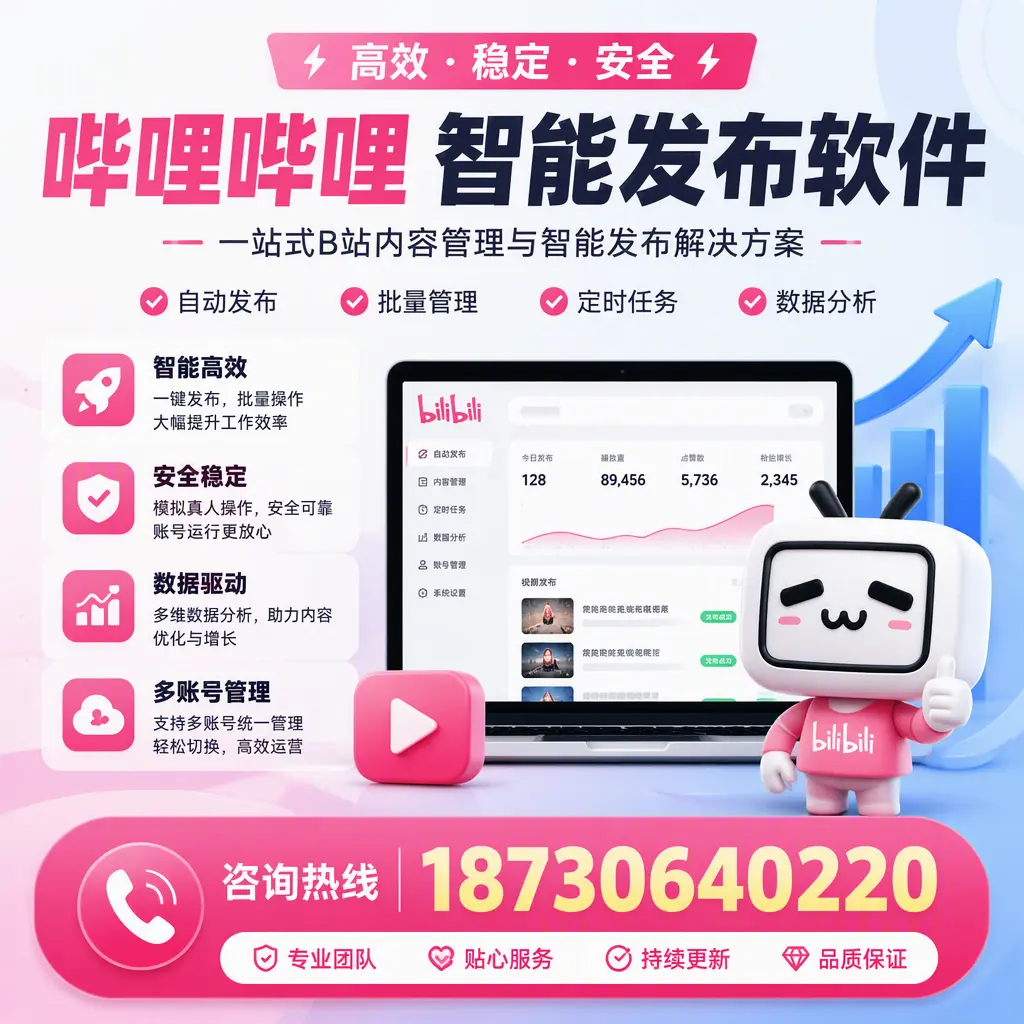 哔哩哔哩智能发布软件适用场景分析:在 吐鲁番 的最佳实践