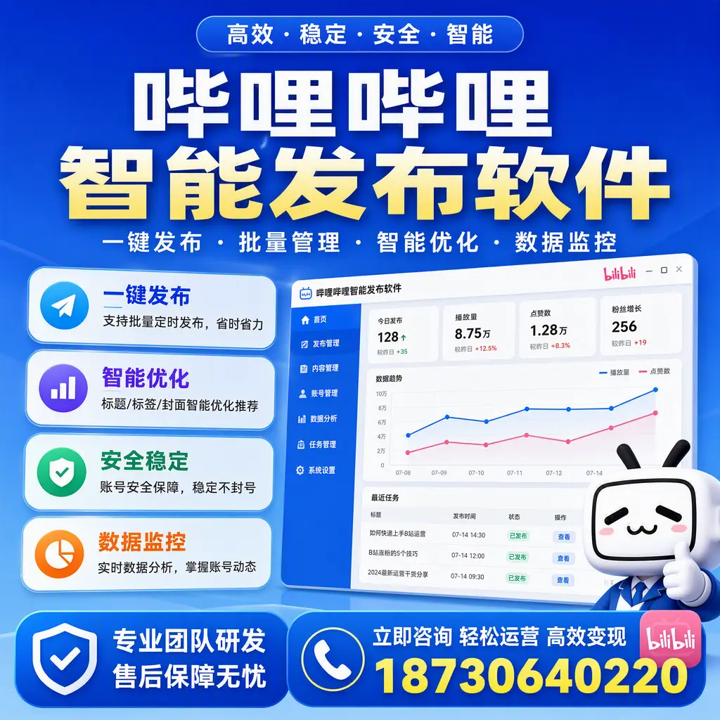 如何在 吐鲁番 使用哔哩哔哩智能发布软件提升内容曝光率